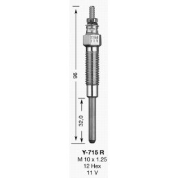 GLOW PLUG Y715R UT - NGK - Spark plug and suppressor - Jardinaffaires 