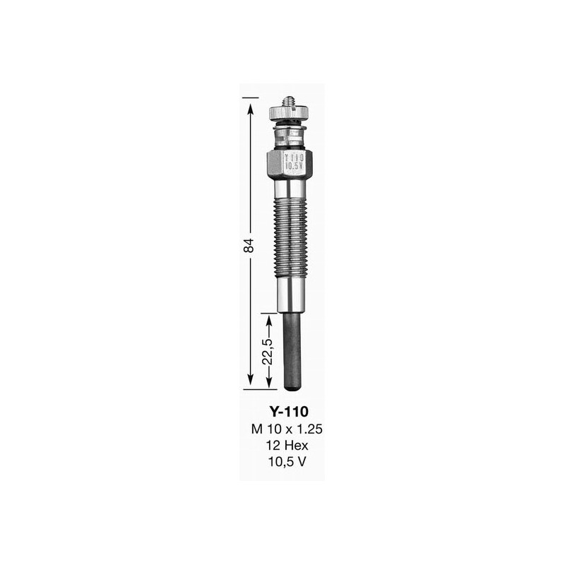 GLOW PLUG Y110 UT cheap - Spark plug and suppressor