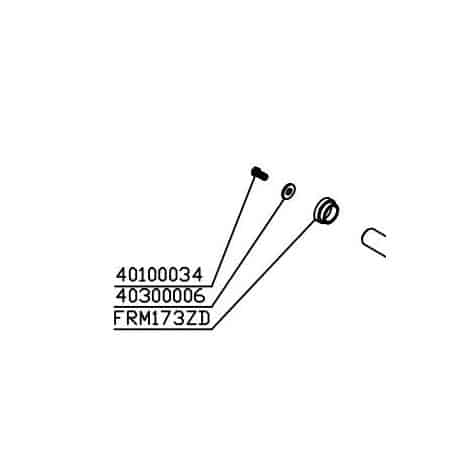 Hose cap on VICTOR FRM173ZD - DEL MORINO - Spare parts & conso - Jardinaffaires 