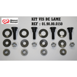 Screw kit for Gianni Ferrari blade 01.90.00.0150 - GIANNI FERRARI - Mower blade - Garden Business 