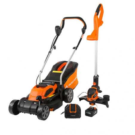 Twin Pack Lawnmower + Edger with 40V battery. Yard Force LMG32 - LTG30 300m² - Yard Force - Battery lawn mower - Garden Af