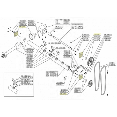 Palier rotor Del Morino 42400001