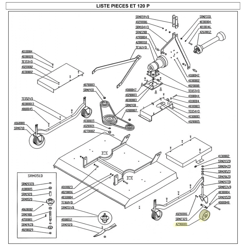 Caroni mower parts sale