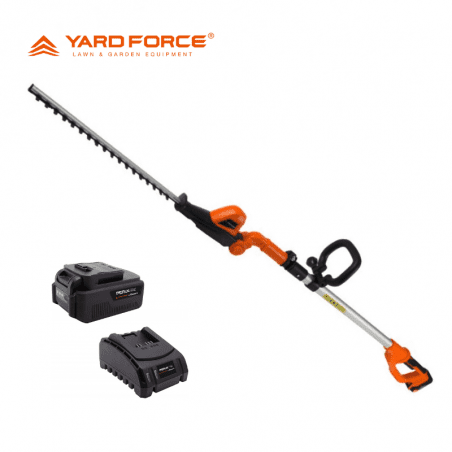 Yard Force LHC41A Battery Hedge Trimmer - CR20 256cm - 20V 2.0Ah - Yard Force - Pole Hedge Trimmer - Garden Business 