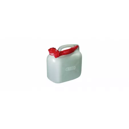 Jerrycan en plastique bidon essence 5L vert Avec bec verseur flexible