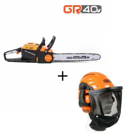 LS G35W Yard Force Chainsaw Pack + Oregon Protective Helmet