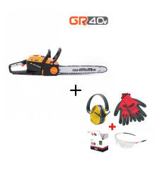 LS G35W Yard Force Chainsaw Pack + Oregon Protection Kit