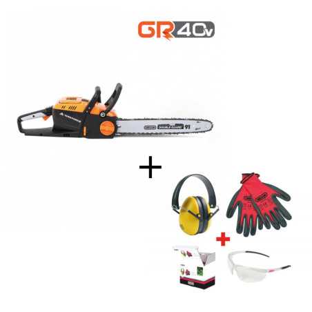 LS G35W Yard Force Chainsaw Pack + Oregon Protection Kit