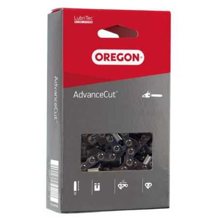 Oregon 90PX057E Kettensägenkette, Teilung: 3/8 Zoll, Stärke: 1,1, Glieder: 57 – AdvanceCut™