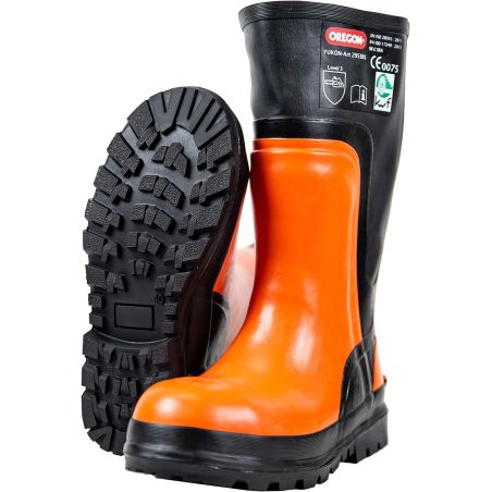 Botas de seguridad de goma para poda forestal Clase 3 Oregon 295385 Talla 45