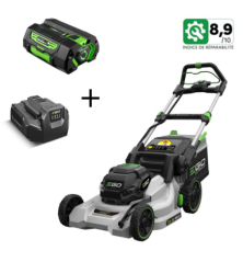 EGO LM1903E-SP battery mower with 5 Ah battery and 2 charger