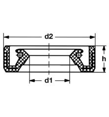 Sello de aceite Briggs and Stratton - 7014662YP