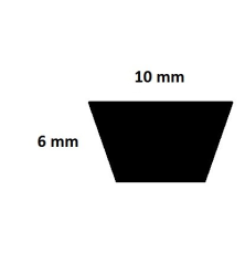 Correa trapezoidal lisa - Mitsuboshi - Z48