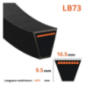 Correa trapezoidal lisa - Mitsuboshi - LB73