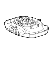 Gray frame, original Stiga battery mower - GGP - 118811451/0