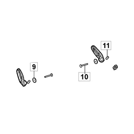 Schraubensatz für Stiga Akkumäher-Lenker – GGP – 118811368/0