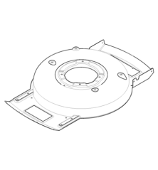 Carbon and Kevlar chassis MODEL-1 Stiga battery mower - GGP - 381005005/0