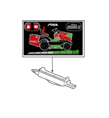 Selbsttragende elektronische STIGA -Karte – GGP – 382722457/1