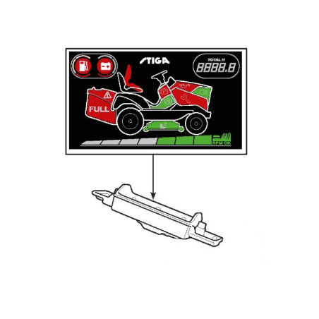 Selbsttragende elektronische STIGA -Karte – GGP – 382722457/1