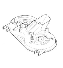 Plataforma de corte autoportante negra STIGA - GGP - 382564118/1