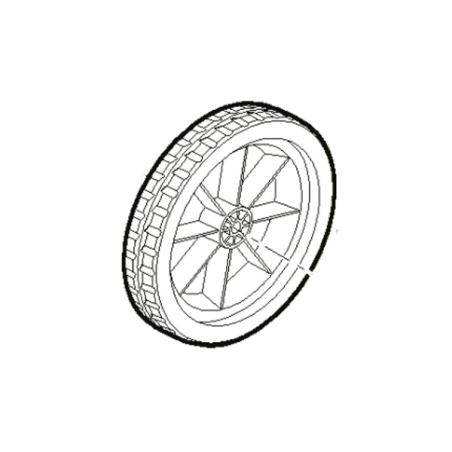 Rueda trasera para cortacésped a batería Alpina - GGP - 118810983/0