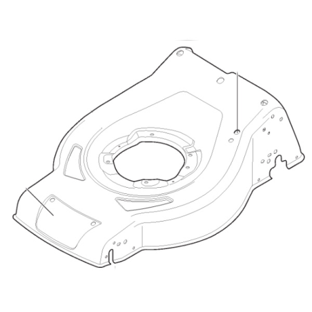 Cortacésped chasis negro Alpina 381004949-1 - GGP - 381004949/1