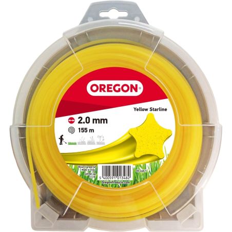 Hilo de desbrozadora Etoile Nylon Amarillo ø 2.0mm/155m Oregon 69-448-Y