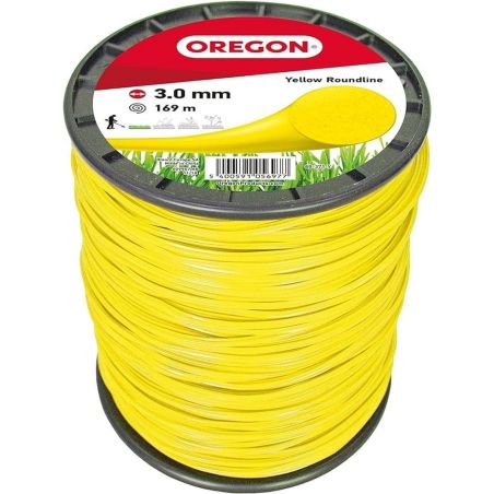 Hilo para desbrozadora Redondo Nylon Amarillo ø 3.0mm/169m Oregon 69-371-Y