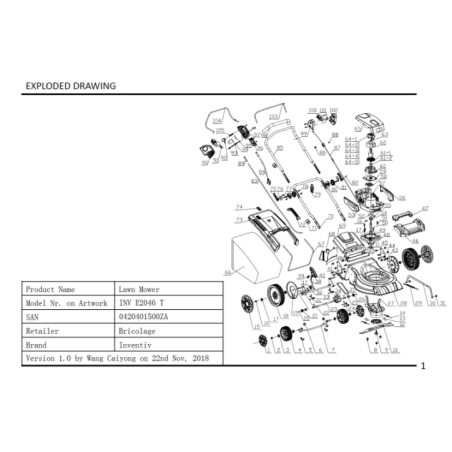 Circlip pour INV E2046 T