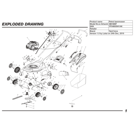 Écrou M8 pour GM B46F