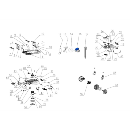 Pièce de sertissage de filet pour MB 800