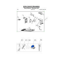 Cache décoratif droit pour MB 400