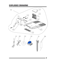 Plaque de support pour unité de fil - 862675 pour SA 650 ECO, SA 900 ECO, SA 800 PRO, SH 900ECO, SA 900B, SA 650, SA 650B