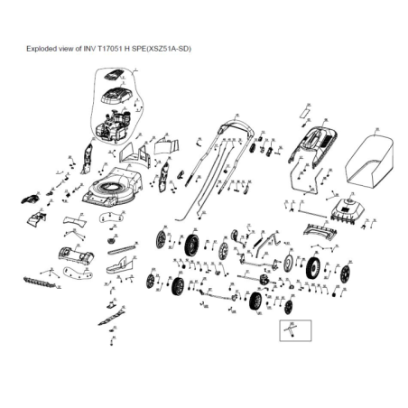 Câble automoteur pour INV T17051 H SPE