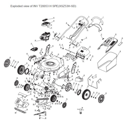 Bouchon de paillis pour INV T20053 H SPE