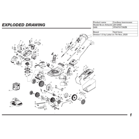 Essieu réglable en hauteur  pour LM G46D