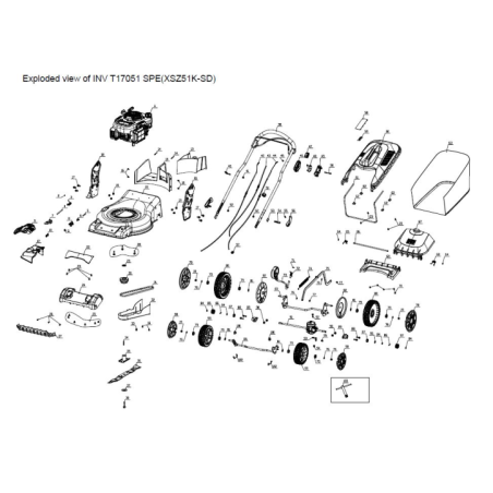 Moteur LC1P65FE-2 pour INV T17051 SPE