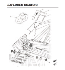 Indicateur du rouleau de réglage de la hauteur de coupe (droite) pour LM C38A