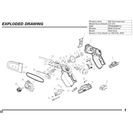 Circuit imprimé pour LS C13