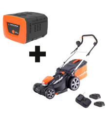 Yard Force LMC40A Akkumäher-Paket + ALG40 Ersatzakku