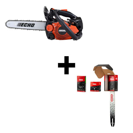 Pack Motosierra podadora térmica ECHO CS 2511 TES + kit de conversión SpeedCut Nano 14 Oregon 637237