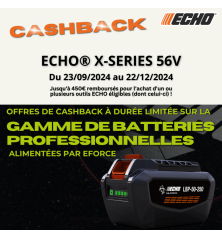 Elagueuse à batterie ECHO DCS-2500T/C1 + 1 Batterie incluse + 1 Batterie OFFERTE + 1 Chargeur