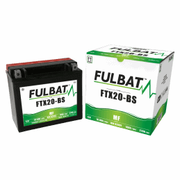 FTX20-BS SEPARATE ACID BATTERY (SUPPLIED) 12V 18.9 Ah 175-87-155 + / - - FULBAT - Battery and cell - Jardinaffaires 