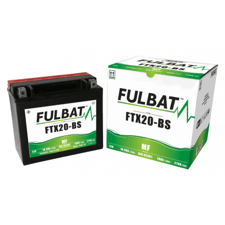 FTX20-BS SEPARATE ACID BATTERY (SUPPLIED) 12V 18.9 Ah 175-87-155 + / - - FULBAT - Battery and cell - Jardinaffaires 