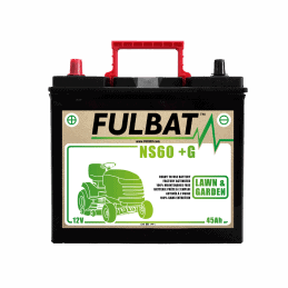 BATTERY NS60 (+G) Ca/Ca 12V 45 Ah 236-128-222 + / - - FULBAT - Battery and cell - Jardinaffaires 