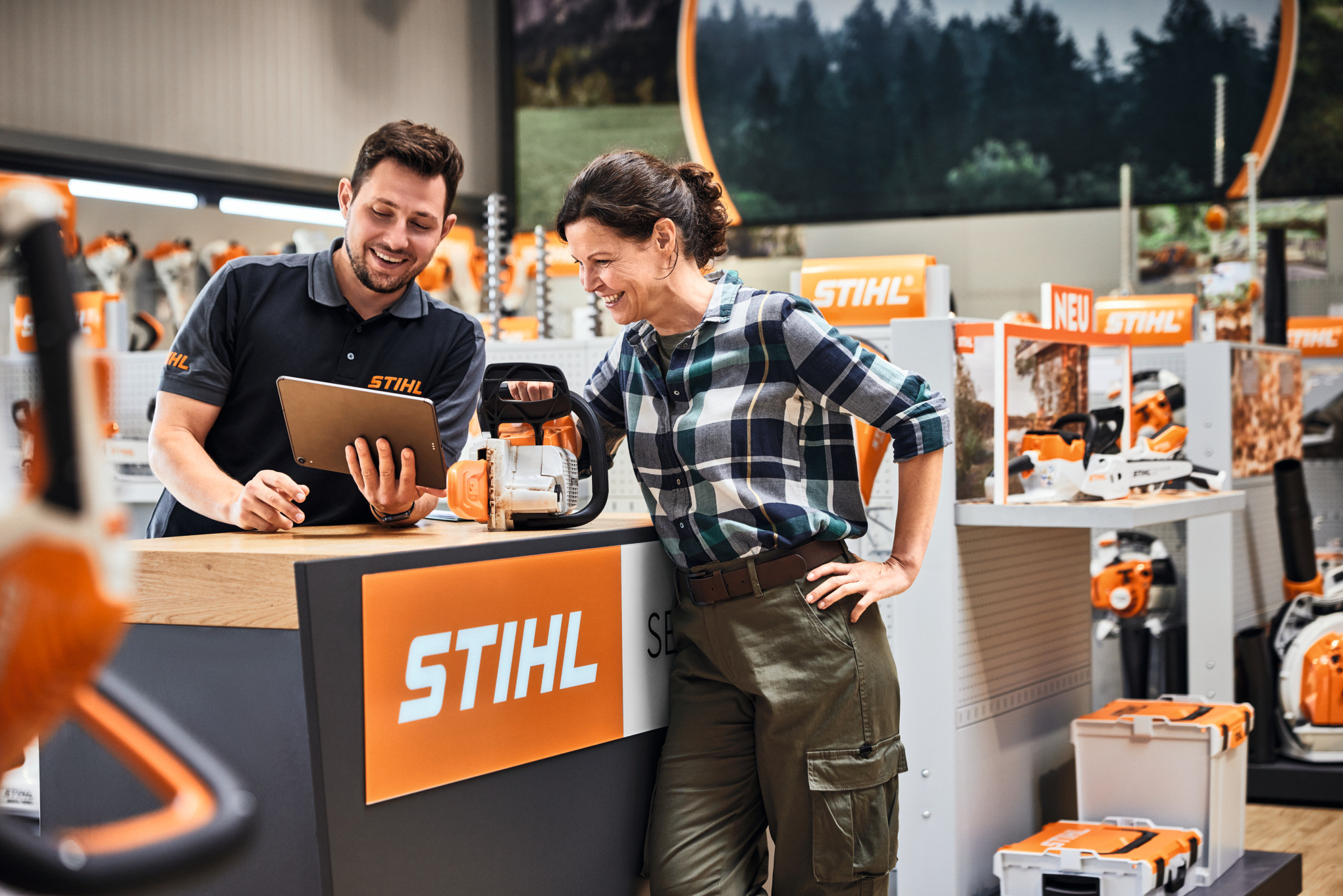 Video rund um das STIHL Universum Jardin Affaires